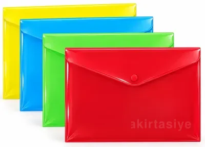 KRAF ÇITÇITLI DOSYA A4 NEON ASORTİ 1289