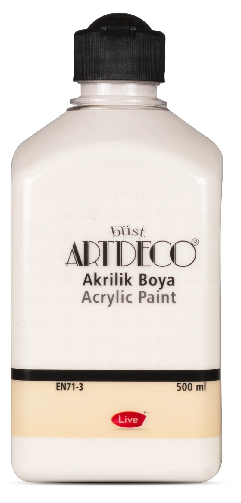 ARTDECO AKRİLİK BOYA 500 ML BEYAZ KUM Y-070L-3620