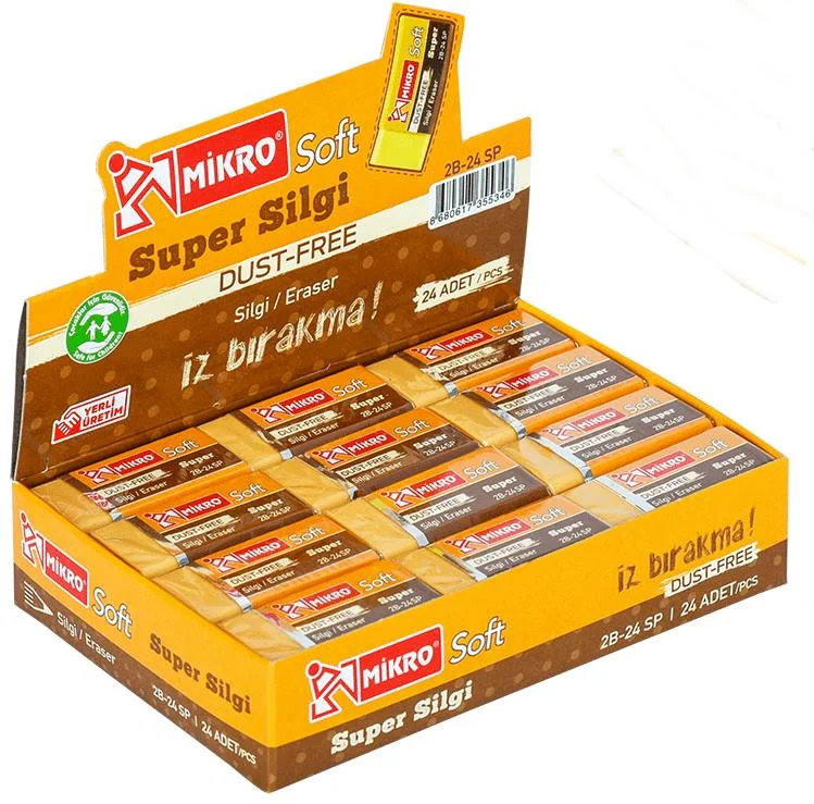 MİKRO SİLGİ 2B-24SP SOFT SÜPER 24 LÜ KUTU