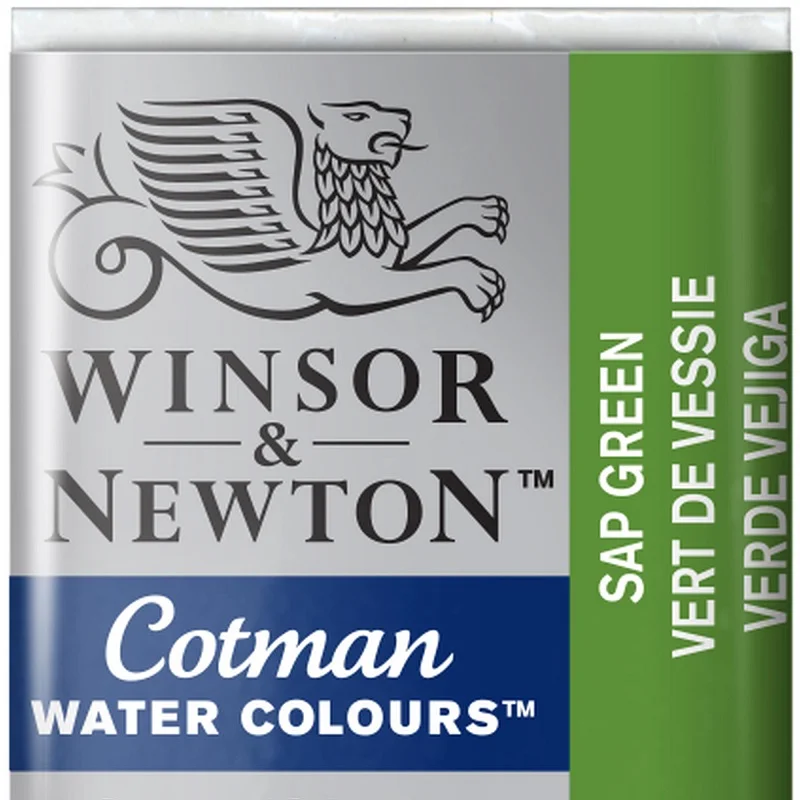 W&amp;N SULU BOYA COTMAN YARIM TABLET SAP GREEN 599 WN-0301599