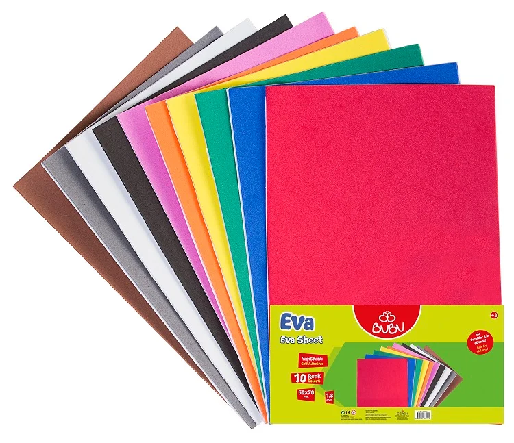 BU-BU EVA 50x70 YAPIŞKANLI 2 MM. KRŞ.10'LU BUBU-EV0021