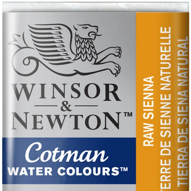 W&amp;N SULU BOYA COTMAN YARIM TABLET RAW SIENNA 552 WN-0301552