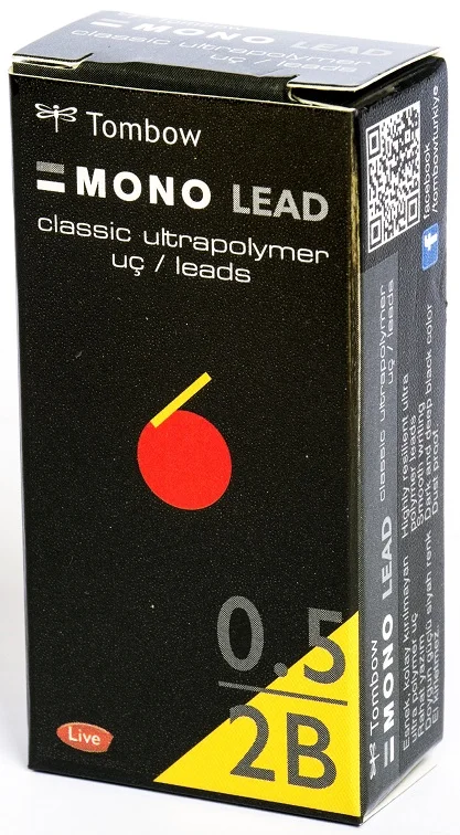 TOMBOW MİN MONO LEAD 0.5 2B 6 LI KUTULU T-R5-RG.BX6 2B