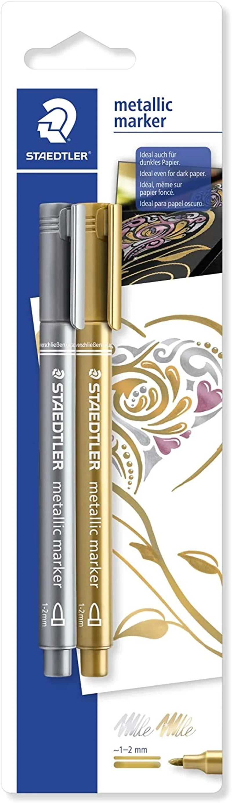 STAEDTLER MARKÖR METALİK SET 2 Lİ 8323-S BK2