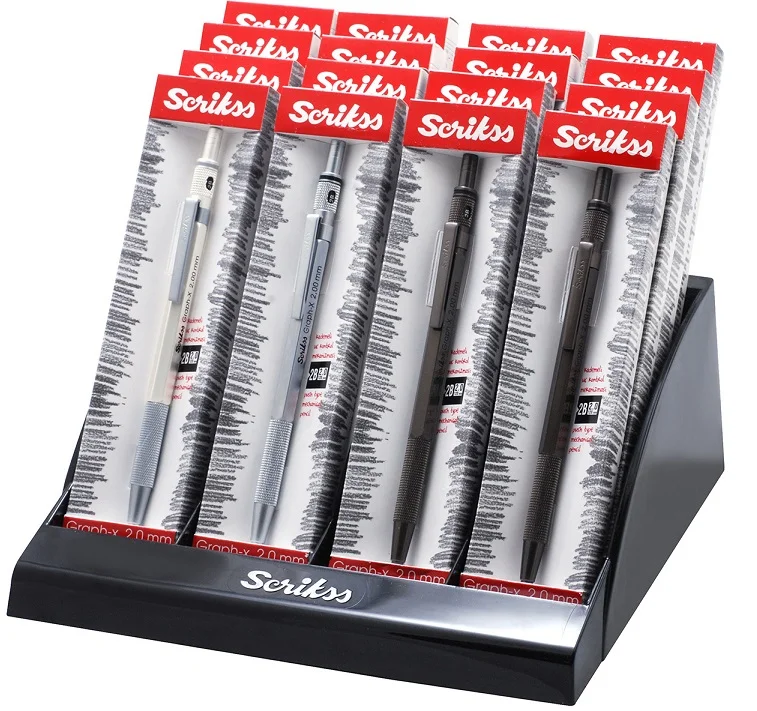 SCRIKSS OFFICE VERSATİL KALEM GRAPH-X METAL 2.0 16 LI STAND