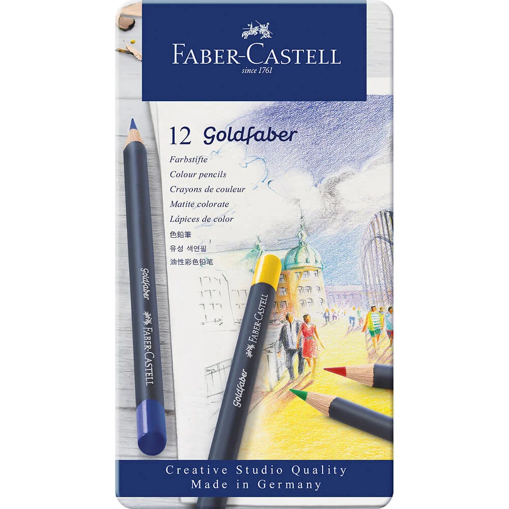 FABER GOLDFABER KURU BOYA KALEMİ 12 Lİ 114712