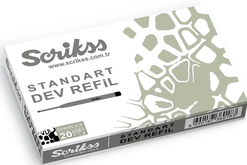 SCRIKSS STANDART DEV REFİL METAL SİYAH