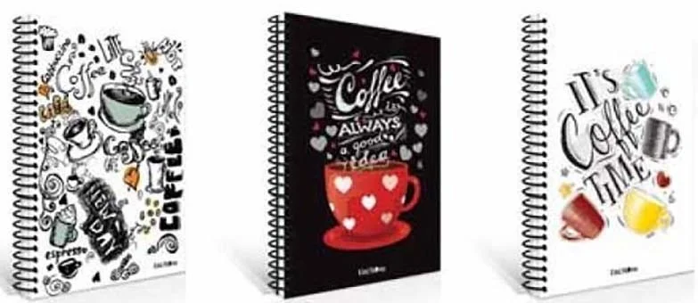 ÇINAR DEFTER 17x24 COFFEE SPİRALLİ SERT KAPAK 120 YP. DÜZ 55143