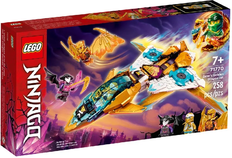 ADORE LEGO ZANES GOLDEN GRAGON JET ADR-LSL71770