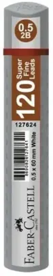 FABER MİN GRIP 0.5MM 2B 60MM 120Lİ GÜMÜŞ TÜP 127681