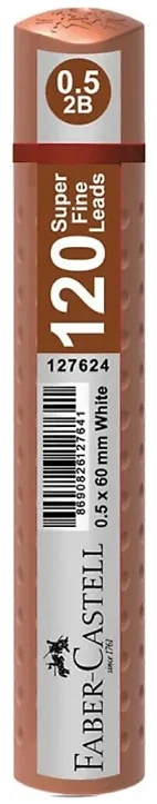 FABER MİN GRIP 0.5MM 2B 60MM 120Lİ ROSE TÜP 127682