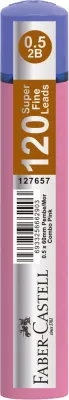 FABER MİN GRIP SOFT 0.5MM 2B 60MM 120Lİ KOMBO PEMBE/MOR 127657