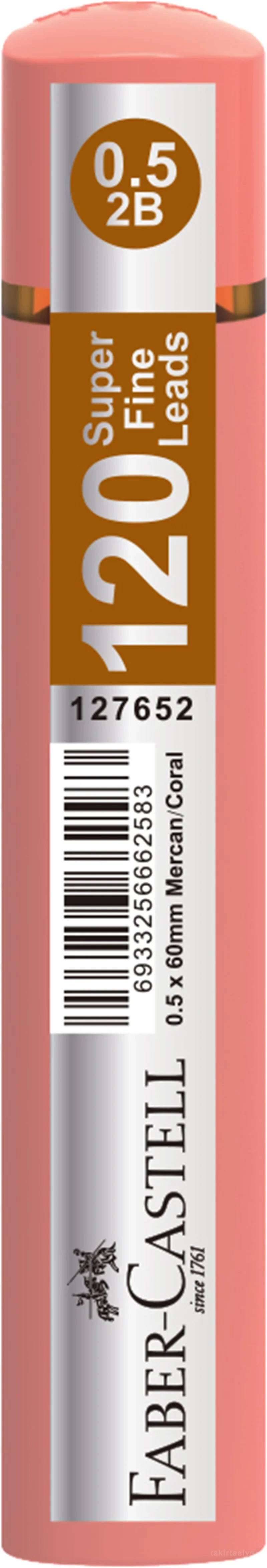 FABER MİN GRIP SOFT 0.5MM 2B 60MM 120Lİ TİT MERCAN 127652