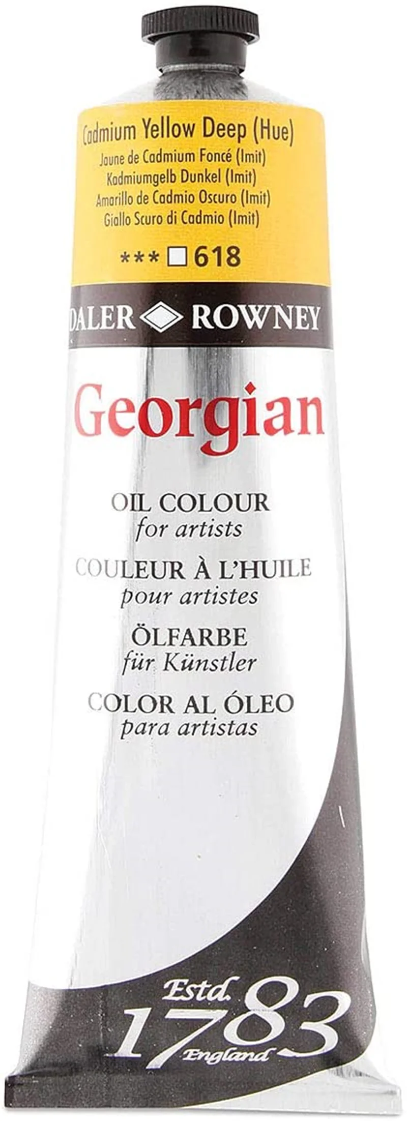 DALER ROWNEY YAĞLI BOYA GEORGIAN GOC SERİSİ 225 ML CAD YELLOW DEEP HUE 111225618