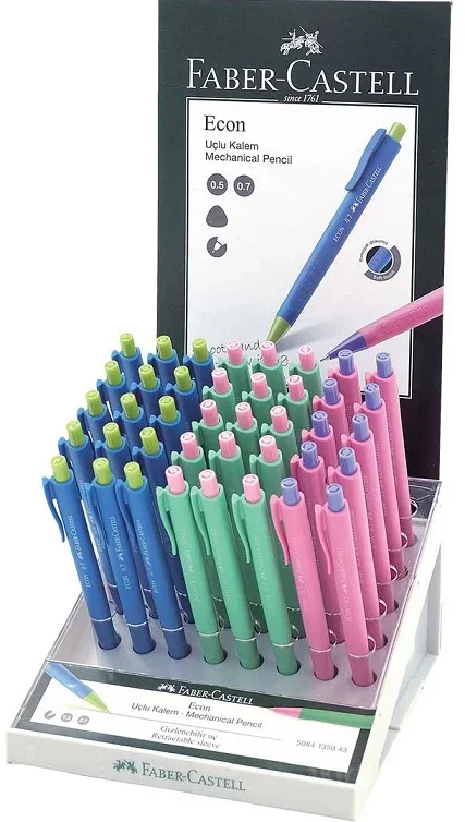 FABER VERSATİL KALEM ECON SOFT T COMBO 0.7&0.5 STAND 100 LÜ 135043