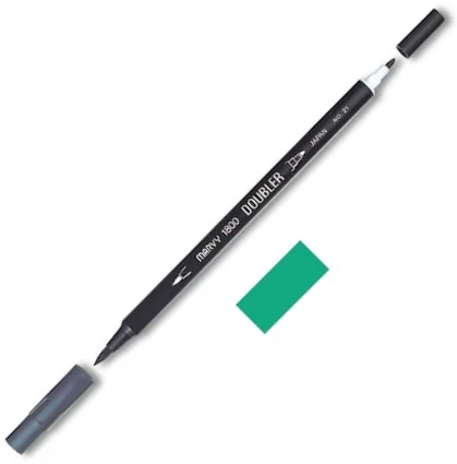 MARVY FIRÇA KALEM BRUSH PEN ÇİFT UÇLU 1800-097 APPLE GREEN