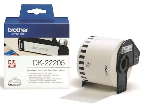 BROTHER PTOUCH SÜREKLİ ETİKET 62MMX30.48M 22205