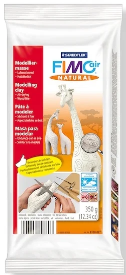 FIMO AIR NATURAL MODELLEME KİLİ 350 GR EDELWEIS (BEYAZ ALP ÇİÇEĞİ) 8150-02 07