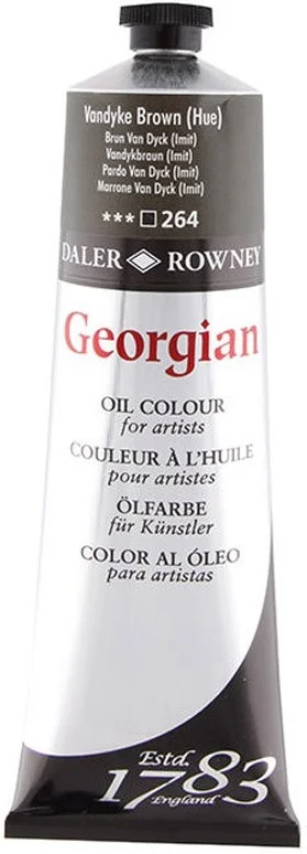 DALER ROWNEY YAĞLI BOYA GEORGIAN GOC SERİSİ 225 ML VANDYKE BROWN (HUE) 111225264