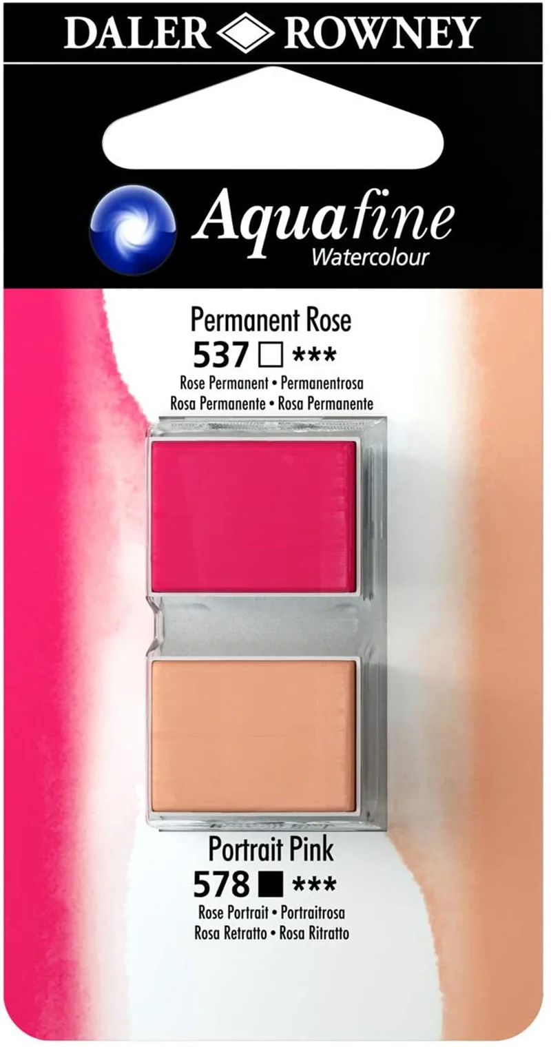 DALER ROWNEY SULU BOYA TABLET H/P SET 06 131017006 PERMANENT ROSE/PORTRAIT PINK