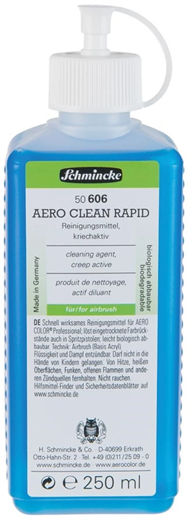 SCHMİNCKE MEDİUM 606 AERO CLEAN RAPİD TEMİZLEYİCİ 250 ML 50606027