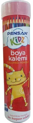 PENSAN KİDZ KURU BOYA 98052 24 RENK TAM BOY TÜP