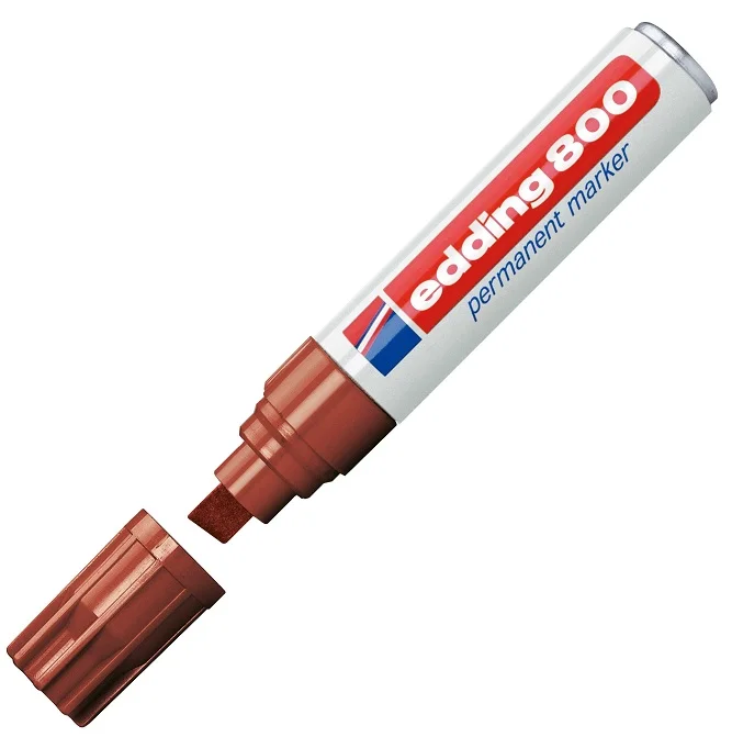 EDDING PERMANENT MARKÖR E-800 KAHVE