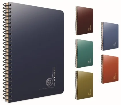 GIPTA DEFTER PLATINUM A4 SPİRALLİ PP KAPAK 120 YP. ÇİZGİLİ 5690