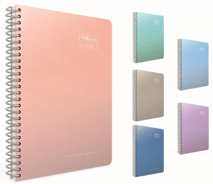 GIPTA DEFTER THEBOOK SPIRALS 17x24 SPİRALLİ SERT KAPAK 140 YP. DÜZ 5520