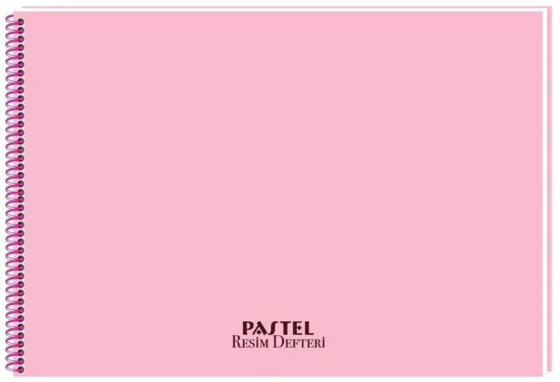 KESKİN RESİM DEFTERİ PASTEL 35X50 SPİRALLİ PP KAPAK 20 YP. 306230-99