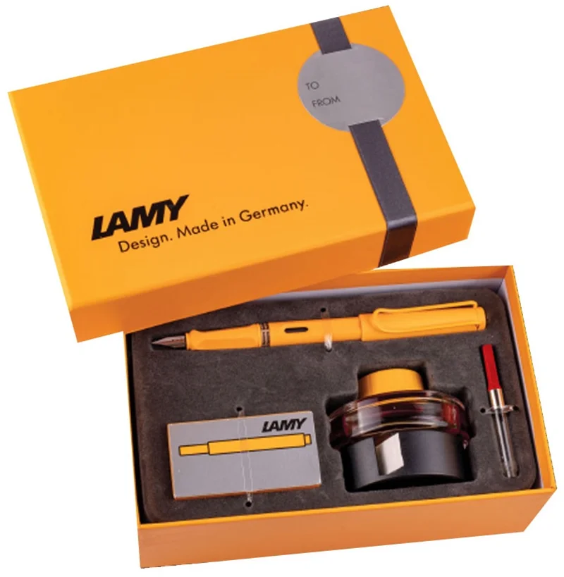 LAMY DOLMA KALEM SETİ SAFARI M UÇ MANGO 21MGDSM-M