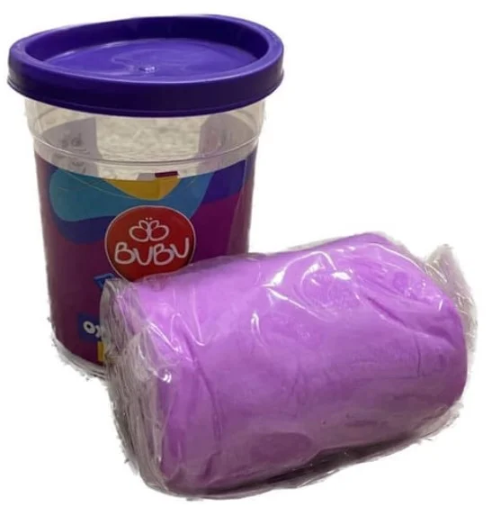 PASİF BU-BU OYUN HAMURU TEK RENK MOR 125 GR.