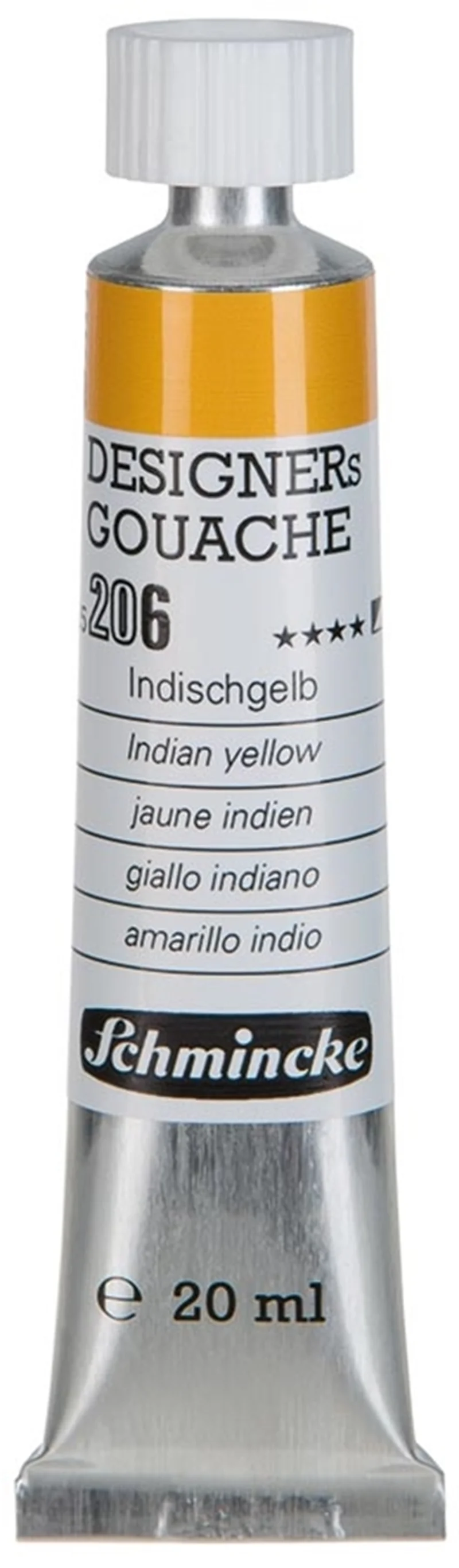 SCHMİNCKE HKS DESİGNERS' GOUACHE GUAJ BOYA 20 ML TÜP 206 INDİAN YELLOW 25206007