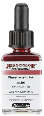 SCHMİNCKE AERO COLOR AKRİLİK MÜREKKEP 28 ML 301 RED MADDER DARK 28301023