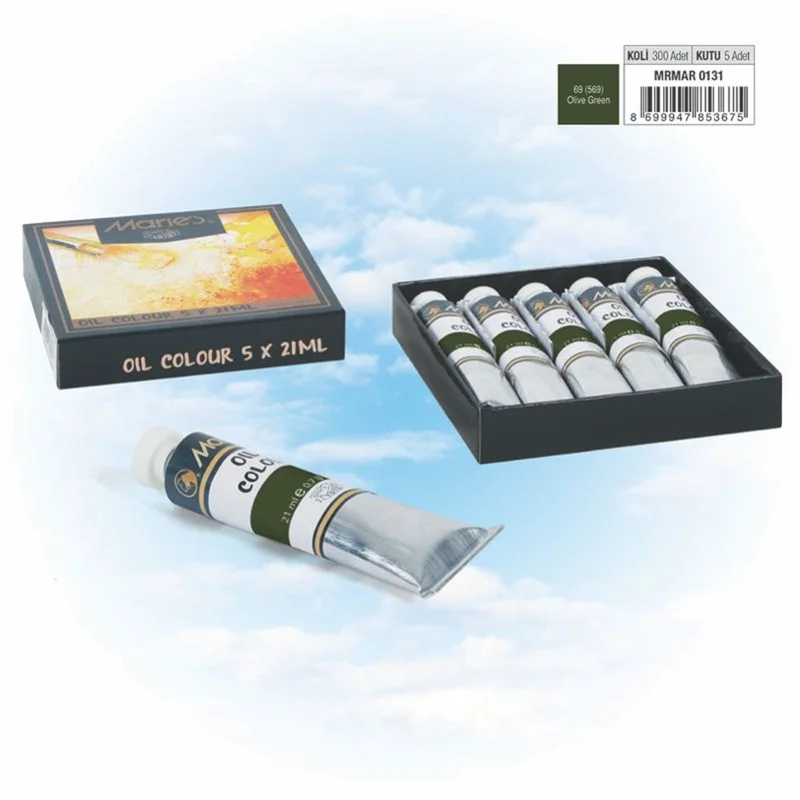 MARIES YAĞLI BOYA 21 ML E75-69*569 OLIVE GREEN