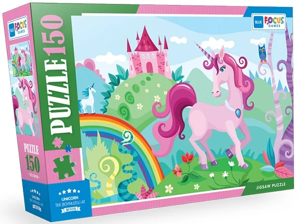 BLUE FOCUS PUZZLE 150 PARÇA UNICORN BF320