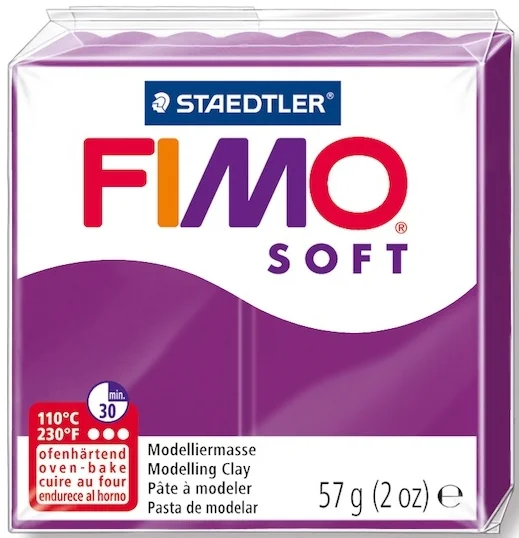 FIMO SOFT MODELLEME KİLİ 57 GR MOR 8020-61 07