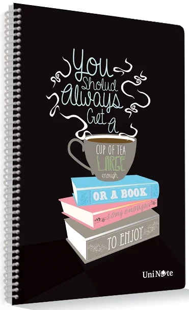 ÇINAR DEFTER A4 COFFEE SPİRALLİ PP KAPAK 96 YP. KARELİ 72611
