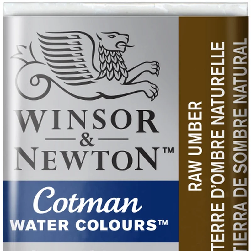 W&N SULU BOYA COTMAN YARIM TABLET RAW UMBER 554 WN-0301554