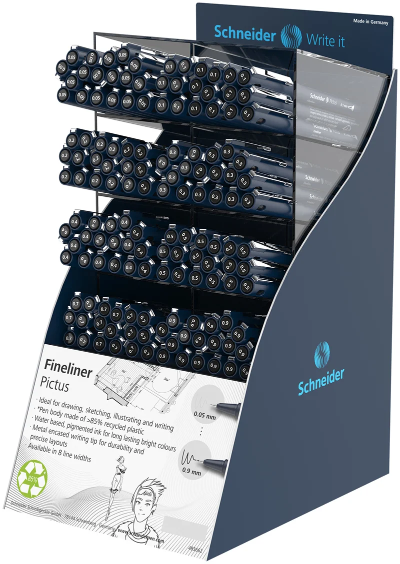 SCHNEIDER TEKNİK ÇİZİM KALEMİ SIS PICTUS STAND 144 LÜ SCSS88