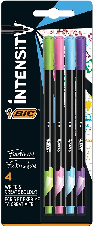 BIC FINELINER INTENSITY 4 LÜ FUN BLS. 942076