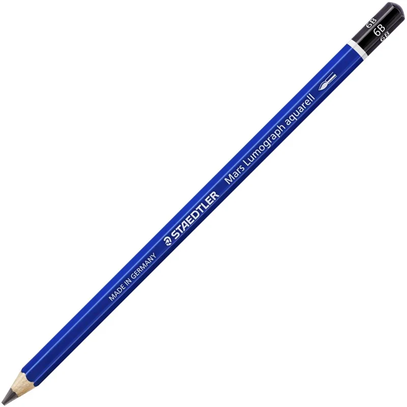 STAEDTLER KURŞUN KALEM MARS LUMOGRAPH AQUARELL 6B 100A-6B