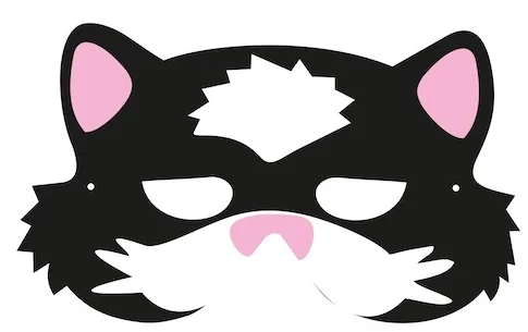 BU-BU EVA MASKE KEDİCİK BUBU-EM0011