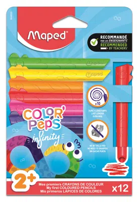 MAPED KURU BOYA JUMBO 12 Lİ COLOR'PEPS INFINITY 864600