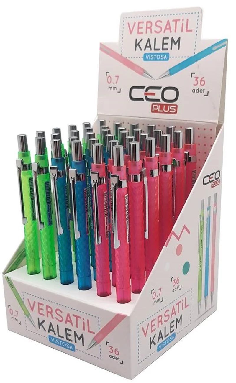 CEO VERSATİL TIRTIKLI FOSFORLU RENKLER 0.7MM 36LI CEO-VR0012