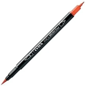 LYRA KEÇELİ KALEM AQUA BRUSH DUO FIRÇA UÇLU ORANGE LIGHT L6520011