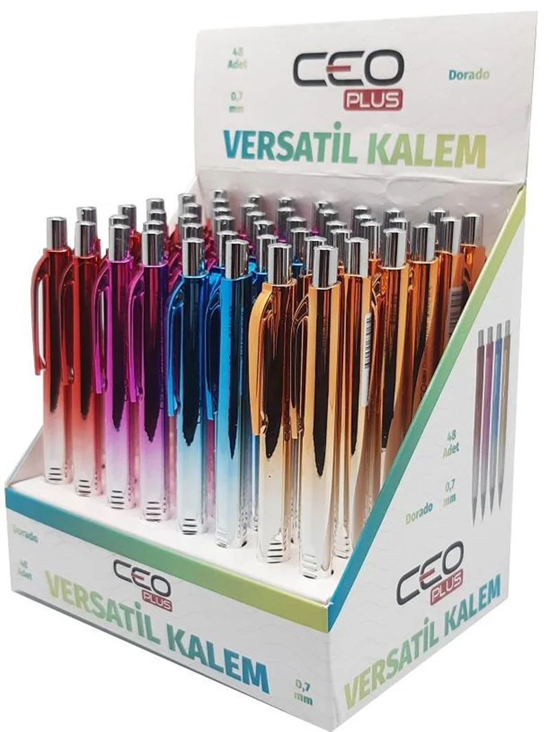 CEO VERSATİL METALİK RAİNBOW GÖVDE 0.7MM 48'Lİ CEO-VR0025