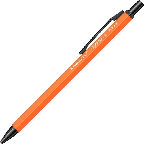 SCRIKSS OFFICE VERSATİL KALEM HEXAGON-R 0.5 TURUNCU 12 Lİ KUTU