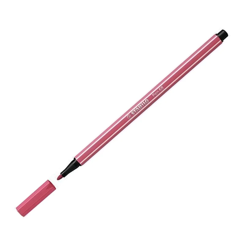 STABILO KEÇELİ KALEM PEN 68 ÇİLEK KIRMIZISI 68/49