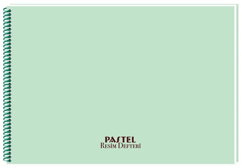 KESKİN RESİM DEFTERİ PASTEL 17X25 SPİRALLİ PP KAPAK 20 YP. 306210-99